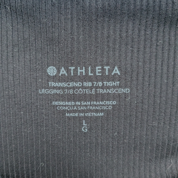 Athleta Transcend Rib 7/8 Tight - Picture 5 of 5